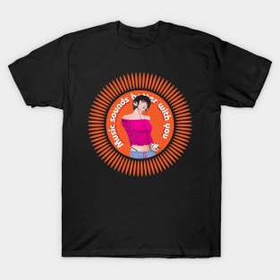 Music Sounds Better with You (Orange Funk) T-Shirt